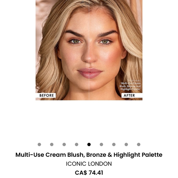 iconic London -The Multi-Use Blush, Bronze, and Highlight Cream Palette - Picture 3 of 4